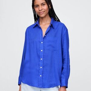 GAP Oversized Linen Button Down NWT XL